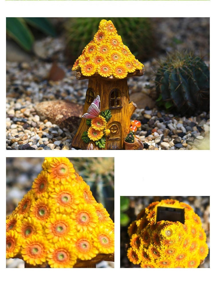 Resin Decoration Solar Lamp