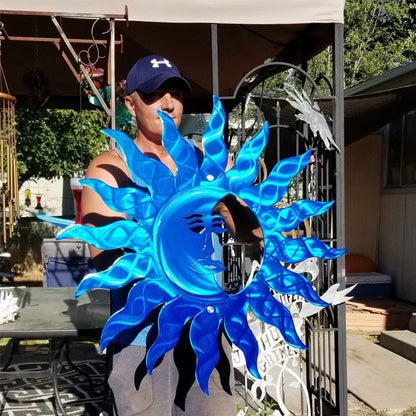 Outdoor Metal Sun Iron Craft