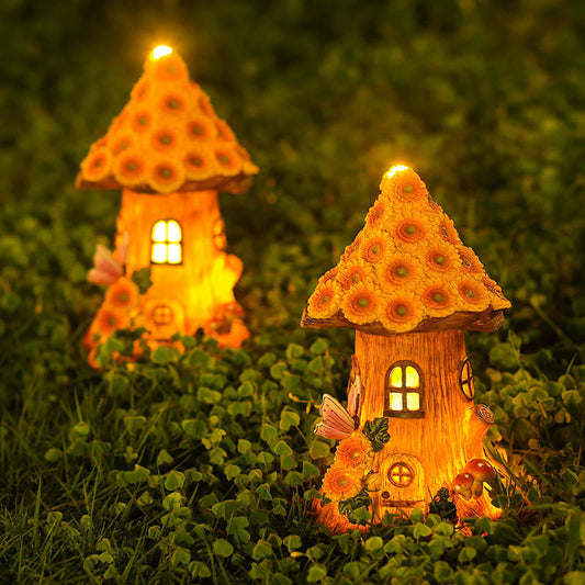 Resin Decoration Solar Lamp