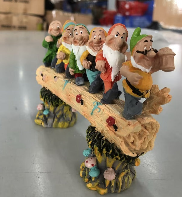 Seven Dwarfs Garden Decor Ornament