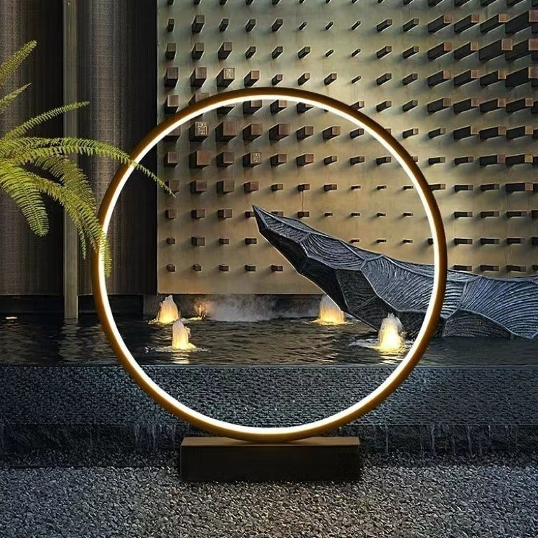 Round Ring Courtyard Lawn Lamp