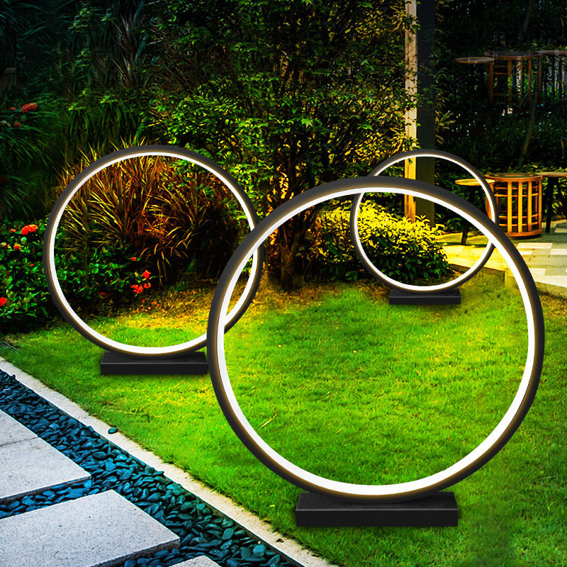 Round Ring Courtyard Lawn Lamp